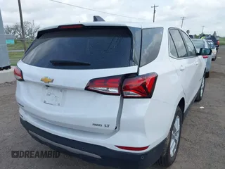 2023 Chevrolet Equinox LT with VIN 3GNAXTEGXPL245156, listed as a IAAI auction lot 42175866 with 32,609 mi miles and . Bid and sale history available at DreamBid. Image 4.