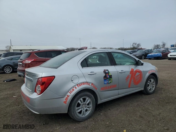 2016 Chevrolet Sonic LT with VIN 1G1JC5SH7G4156320, listed as a Copart auction lot 49769045 with 114,317 mi miles and Salvage Title. Bid and sale history available at carsss.com. Image 3.