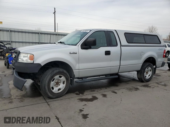 2006 Ford F-150 XL with VIN 1FTRF14W36NA57279, listed as a Copart auction lot 46629825 with 108,810 mi miles and Salvage Title. Bid and sale history available at carsss.com. Image 1.