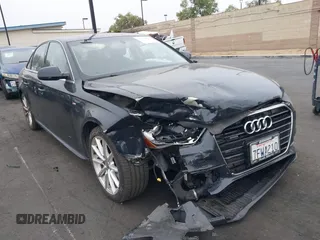 2014 Audi A4 Premium Plus z VIN WAUFFAFL3EN042265, wystawiony jako IAAI lot #42402877 z przebiegiem 76 120 mil mil oraz . Historia ofert i sprzedaży dostępna na DreamBid. Obrazek 1.