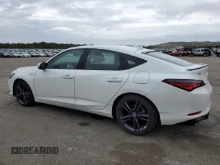 2023 Acura Integra w/A-Spec Package z VIN 19UDE4H37PA027307, wystawiony jako Copart lot #52646975 z przebiegiem 19 861 mil mil oraz Szkoda całkowita • Salvage title. Historia ofert i sprzedaży dostępna na DreamBid. Obrazek 2.