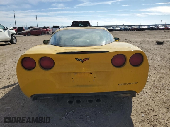 2008 Chevrolet Corvette with VIN 1G1YY26W885113625, listed as a Copart auction lot 44038245 with 0 mi miles and Salvage Title. Bid and sale history available at carsss.com. Image 6.