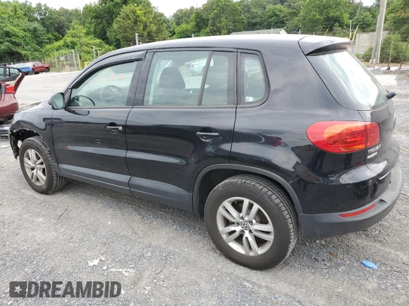 2012 Volkswagen Tiguan S with VIN WVGAV7AX0CW546403, listed as a Copart auction lot 65477915 with 121,489 mi miles and Salvage title. Bid and sale history available at DreamBid. Image 2.