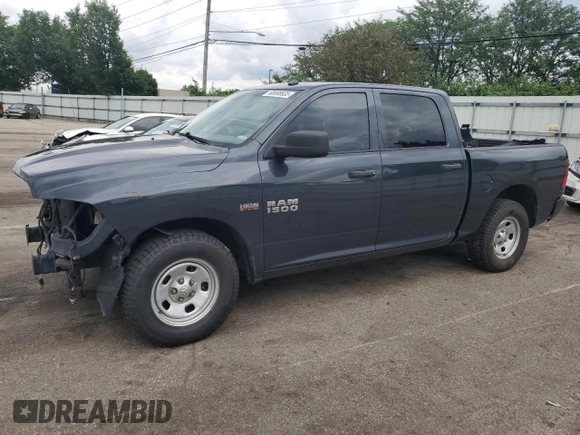 2015 Ram 1500 Express with VIN 3C6RR6KT4FG689818, listed as a Copart auction lot 60698605 with 159,887 mi miles and Salvage title. Bid and sale history available at DreamBid. Image 1.