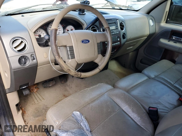 2005 Ford F-150 XLT with VIN 1FTPX12555NA75795, listed as a Copart auction lot 45660345 with 273,069 mi miles and Salvage Title. Bid and sale history available at carsss.com. Image 8.