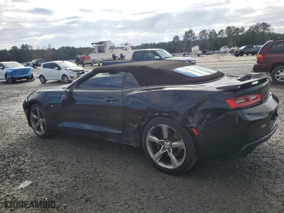 2017 Chevrolet Camaro 2SS with VIN 1G1FH3D73H0133853, listed as a Copart auction lot 83955294 with 0 mi miles and Salvage Title. Bid and sale history available at carsss.com. Image 2.