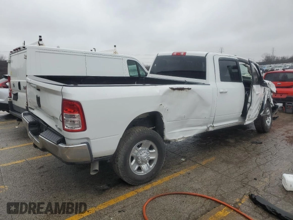 2020 Ram 2500 Big Horn with VIN 3C6UR5JL9LG141055, listed as a Copart auction lot 86027224 with 72,248 mi miles and Clean Title. Bid and sale history available at carsss.com. Image 3.