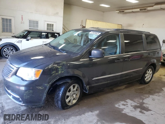 2012 Chrysler Town & Country Touring with VIN 2C4RC1BG1CR212916, listed as a Copart auction lot 52609625 with 87,208 mi miles and Clean Title. Bid and sale history available at carsss.com. Image 1.