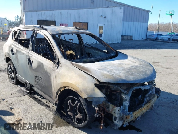 2018 Toyota RAV4 LE with VIN JTMZFREV7JJ186405, listed as a IAAI auction lot 41439445 with 1 mi miles. Bid and sale history available at carsss.com. Image 1.