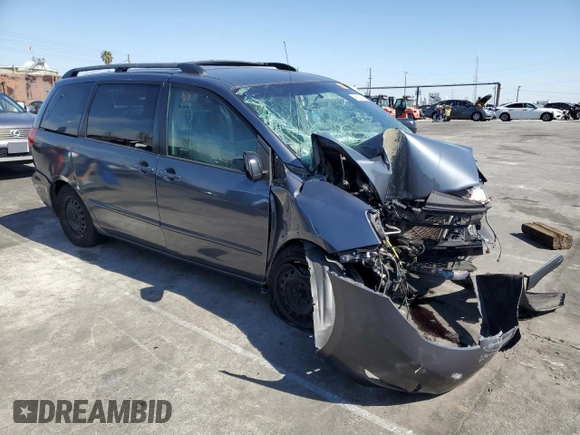 2008 Toyota Sienna CE with VIN 5TDZK23C68S199597, listed as a Copart auction lot 46152035 with Not Provided miles and Salvage Title. Bid and sale history available at DreamBid. Image 4.