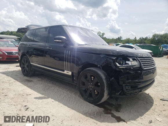 2015 Land Rover Range Rover with VIN SALGW3TF9FA204998, listed as a Copart auction lot 59112515 with 91,655 mi miles and Salvage title. Bid and sale history available at DreamBid. Image 4.