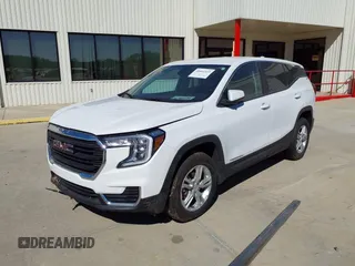 2023 GMC Terrain SLE with VIN 3GKALTEG3PL210144, listed as a IAAI auction lot 40461807 with 1 mi miles. Bid and sale history available at carsss.com. Image 2.