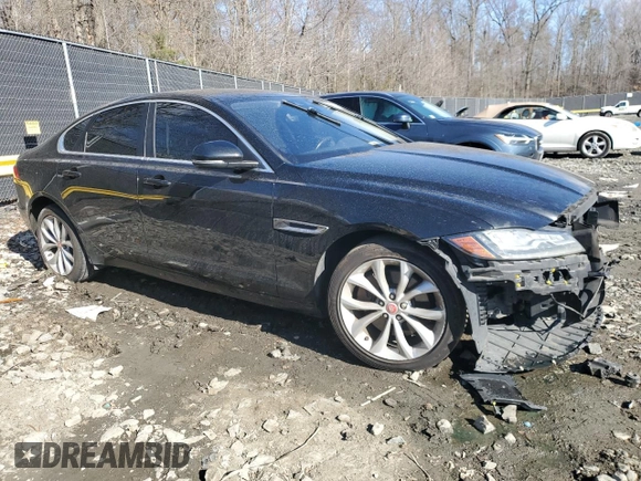 2017 Jaguar XF with VIN SAJBJ4BN8HCY31666, listed as a Copart auction lot 47123505 with 139,356 mi miles and Salvage Title. Bid and sale history available at DreamBid. Image 4.