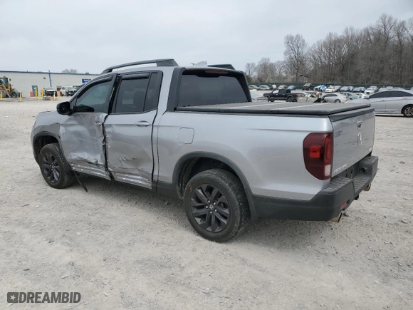 2021 Honda Ridgeline Sport with VIN 5FPYK3F19MB001080, listed as a Copart auction lot 49120615 with 33,098 mi miles and Salvage Title. Bid and sale history available at carsss.com. Image 2.