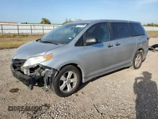 2019 Toyota Sienna L with VIN 5TDZZ3DC2KS992600, listed as a Copart auction lot 82187754 with 178,127 mi miles and Salvage Title. Bid and sale history available at carsss.com. Image 1.