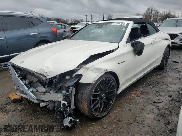2017 Mercedes-Benz C 63 AMG with VIN WDDWK8GB0HF523852, listed as a Copart auction lot 83946354 with 32,202 mi miles and Salvage title. Bid and sale history available at DreamBid. Image 1.