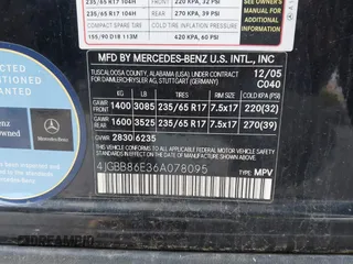 2006 Mercedes-Benz M 350 с VIN 4JGBB86E36A078095, выставлен на аукционе IAAI как лот 42470907 с пробегом 188 221 миль миль и . История ставок и продаж доступна на DreamBid. Изображение 9.