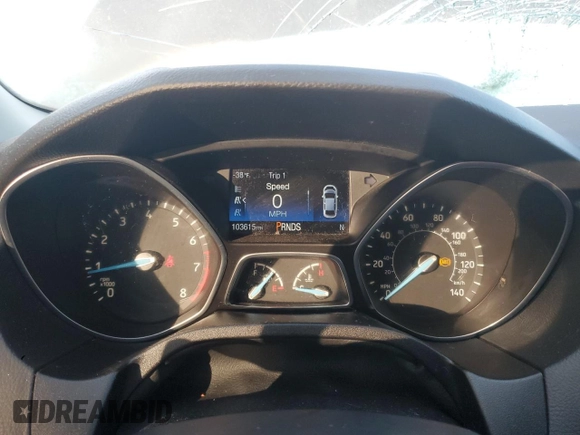 2017 Ford Focus Titanium with VIN 1FADP3N24HL287982, listed as a Copart auction lot 88100515 with 103,615 mi miles and Salvage Title. Bid and sale history available at carsss.com. Image 9.
