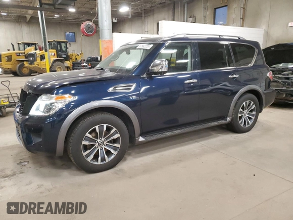 2018 Nissan Armada SV with VIN JN8AY2NC2J9557148, listed as a Copart auction lot 82562224 with 78,780 mi miles and Salvage Title. Bid and sale history available at carsss.com. Image 1.