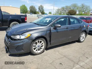 2020 Ford Fusion SE with VIN 3FA6P0HD3LR252722, listed as a Copart auction lot 54243945 with 29,076 mi miles and Salvage title. Bid and sale history available at DreamBid. Image 1.