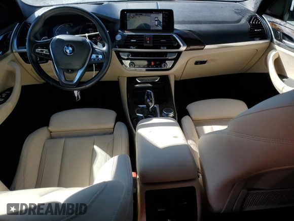 2021 BMW X3 sDrive30i with VIN 5UXTY3C06M9E65890, listed as a Copart auction lot 47286865 with 68,213 mi miles and Salvage Title. Bid and sale history available at carsss.com. Image 8.