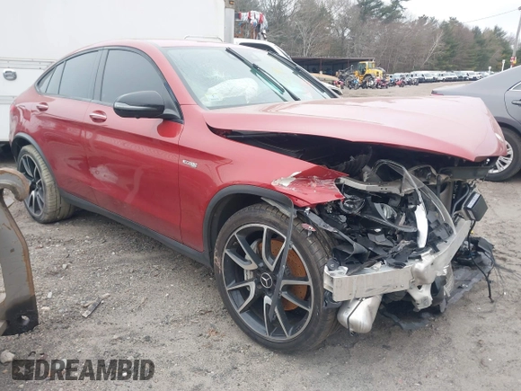 2019 Mercedes-Benz GLC with VIN WDC0J6EBXKF502650, listed as a IAAI auction lot 41246688 with 75,310 mi miles. Bid and sale history available at carsss.com. Image 1.