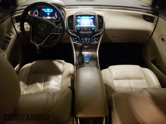 2015 Buick LaCrosse Premium II with VIN 1G4GF5G33FF219952, listed as a Copart auction lot 83443594 with 97,798 mi miles and Salvage Title. Bid and sale history available at DreamBid. Image 8.