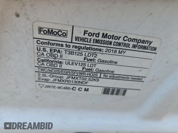 2018 Ford Transit Connect XLT with VIN NM0LS7F78J1369508, listed as a IAAI auction lot 42554159 with 280,165 mi miles and . Bid and sale history available at DreamBid. Image 20.