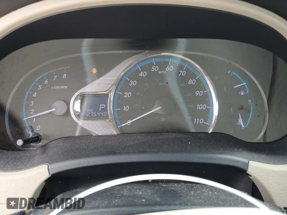 2011 Toyota Sienna XLE AAS with VIN 5TDYK3DC8BS115982, listed as a Copart auction lot 57791955 with 275,440 mi miles and Non repairable. Bid and sale history available at DreamBid. Image 9.