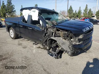 2021 Chevrolet Silverado 1500 Custom with VIN 1GCRWBEH2MZ192006, listed as a Copart auction lot 45451075 with Not Provided miles and Salvage Title. Bid and sale history available at DreamBid. Image 4.