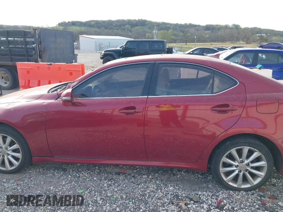 2009 Lexus IS with VIN JTHCK262492032459, listed as a IAAI auction lot 41883677 with 187,740 mi miles. Bid and sale history available at carsss.com. Image 14.
