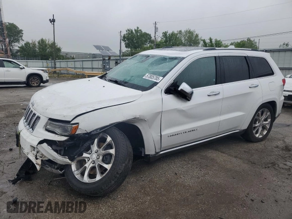 2016 Jeep Grand Cherokee Summit z VIN 1C4RJFJT6GC495183, wystawiony jako Copart lot #57805785 z przebiegiem 118 739 mil mil oraz Czysty tytuł • Clean title. Historia ofert i sprzedaży dostępna na DreamBid. Obrazek 1.