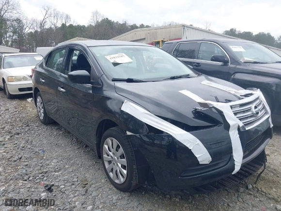 2015 Nissan Sentra S with VIN 3N1AB7AP3FY378320, listed as a IAAI auction lot 41833585 with 58,623 mi miles. Bid and sale history available at carsss.com. Image 1.