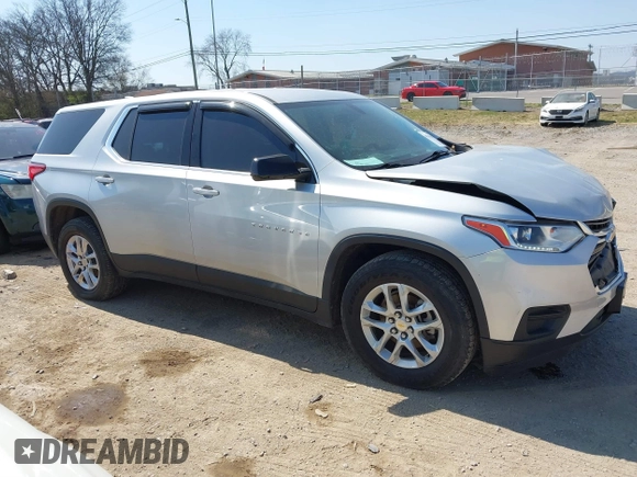 2020 Chevrolet Traverse LS with VIN 1GNEVFKW8LJ217698, listed as a IAAI auction lot 41783103 with 61,040 mi miles. Bid and sale history available at carsss.com. Image 13.