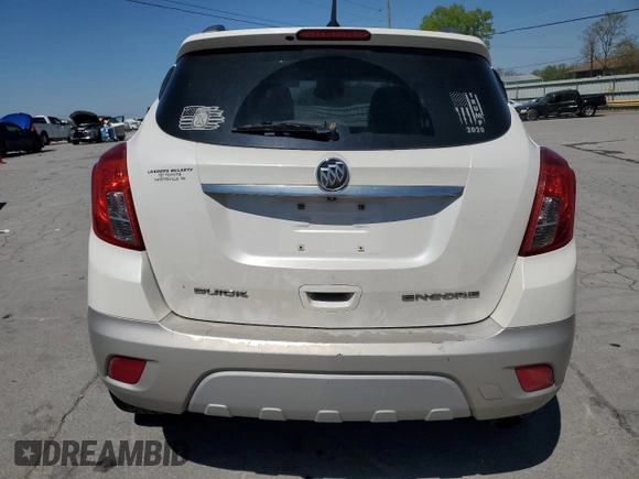 2014 Buick Encore Convenience with VIN KL4CJBSB1EB741719, listed as a Copart auction lot 53499185 with 156,785 mi miles and Salvage Title. Bid and sale history available at carsss.com. Image 6.