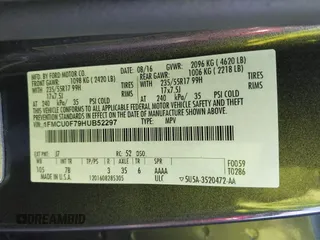 2017 Ford Escape S с VIN 1FMCU0F79HUB52297, выставлен на аукционе IAAI как лот 42577881 с пробегом 89 931 миль миль и . История ставок и продаж доступна на DreamBid. Изображение 9.