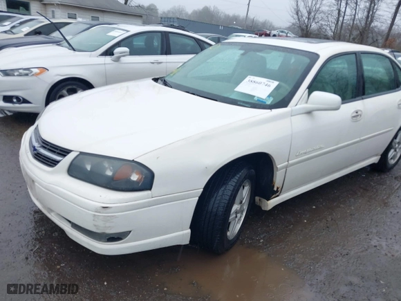 2004 Chevrolet Impala LS with VIN 2G1WH52K749175381, listed as a IAAI auction lot 41148689 with 128,435 mi miles. Bid and sale history available at carsss.com. Image 2.