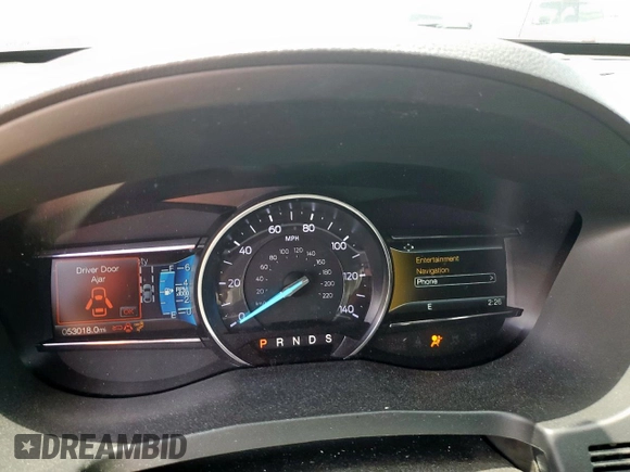 2018 Ford Explorer Sport with VIN 1FM5K8GT7JGB54689, listed as a Copart auction lot 59528925 with 53,018 mi miles and Salvage title. Bid and sale history available at DreamBid. Image 9.