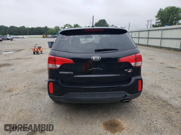 2014 Kia Sorento EX with VIN 5XYKU4A76EG467652, listed as a Copart auction lot 54488975 with 0 mi miles and Clean Title. Bid and sale history available at carsss.com. Image 6.