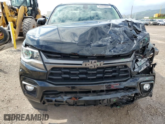 2021 Chevrolet Colorado 2WD Z71 with VIN 1GCGSDEN2M1280928, listed as a Copart auction lot 54603665 with 26,278 mi miles and Salvage title. Bid and sale history available at DreamBid. Image 5.