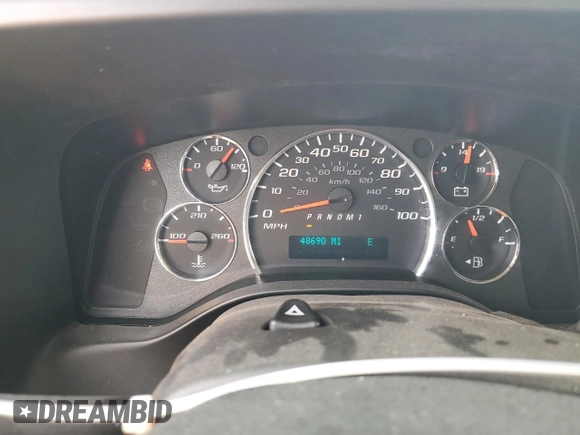 2021 Chevrolet Express Cargo with VIN 1GCWGBFP3M1245414, listed as a Copart auction lot 70534034 with 48,690 mi miles and Salvage title. Bid and sale history available at DreamBid. Image 9.