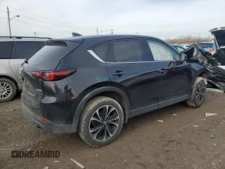2023 Mazda CX-5 2.5 S Premium Plus Package with VIN JM3KFBEM1P0100091, listed as a Copart auction lot 43353035 with 0 mi miles and Salvage Title. Bid and sale history available at carsss.com. Image 3.
