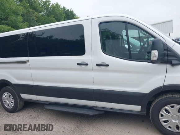 2023 Ford Transit Passenger XL with VIN 1FBAX2Y81PKA49071, listed as a IAAI auction lot 42309750 with 73,946 mi miles and . Bid and sale history available at DreamBid. Image 13.