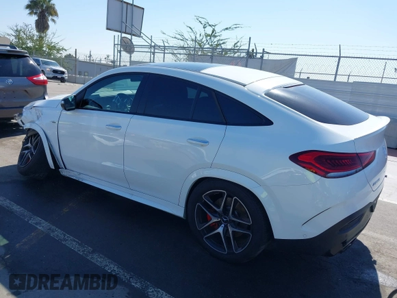 2023 Mercedes-Benz GLE 53 AMG with VIN 4JGFD6BB8PA837708, listed as a IAAI auction lot 41645242 with 31,385 mi miles and . Bid and sale history available at DreamBid. Image 3.