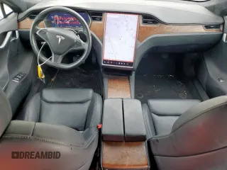 2020 Tesla Model S Long Range with VIN 5YJSA1E29LF385201, listed as a Copart auction lot 59536305 with 57,108 mi miles and Salvage title. Bid and sale history available at DreamBid. Image 8.
