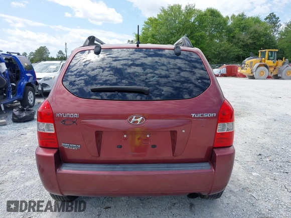 2007 Hyundai Tucson GLS with VIN KM8JM12B27U549064, listed as a IAAI auction lot 42019695 with 223,144 mi miles. Bid and sale history available at carsss.com. Image 16.