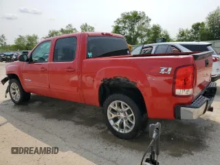 2011 GMC Sierra 1500 SLT with VIN 3GTP2WE32BG233455, listed as a Copart auction lot 58928725 with 155,505 mi miles and Salvage title. Bid and sale history available at DreamBid. Image 2.