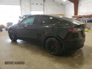 2021 Tesla Model Y Long Range with VIN 5YJYGDEE8MF252824, listed as a Copart auction lot 53801315 with 31,084 mi miles and Salvage Title. Bid and sale history available at DreamBid. Image 2.