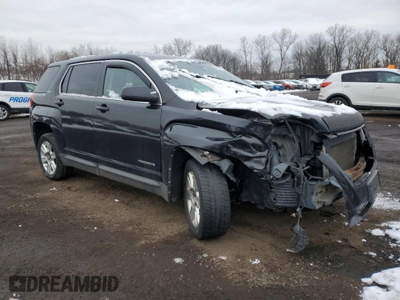 2012 GMC Terrain SLE-1 with VIN 2GKFLREK2C6253868, listed as a Copart auction lot 44208145 with 151,204 mi miles and Salvage Title. Bid and sale history available at DreamBid. Image 4.