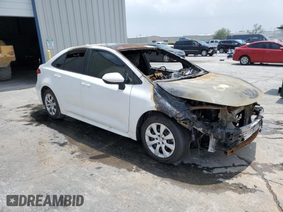 2024 Toyota Corolla LE with VIN 5YFB4MDE0RP081837, listed as a Copart auction lot 53582664 with Not Provided miles and Non Repairable. Bid and sale history available at carsss.com. Image 4.